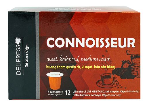 Delipresso Connoisseur 12 Kcup viên - Công ty TNHH Cà Phê Trà Phương Vy – Phương Vy Coffee